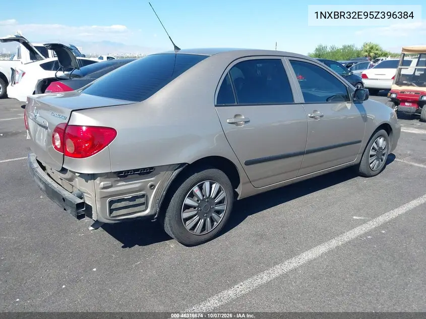 2005 TOYOTA COROLLA VIN 1NXBR32E95Z396384 — фото 4