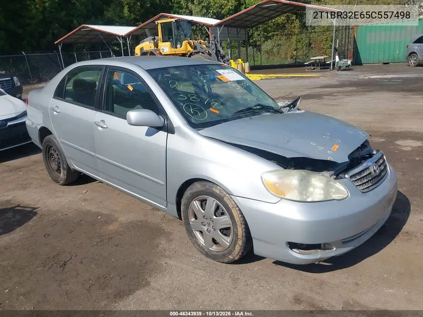 TOYOTA COROLLA 2005, VIN 2T1BR32E65C557498