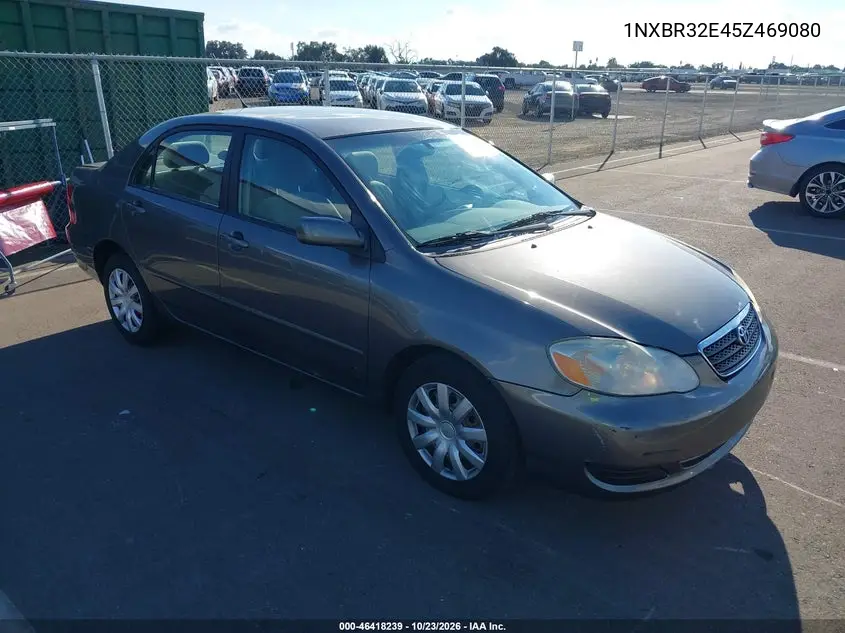TOYOTA COROLLA 2005, VIN 1NXBR32E45Z469080