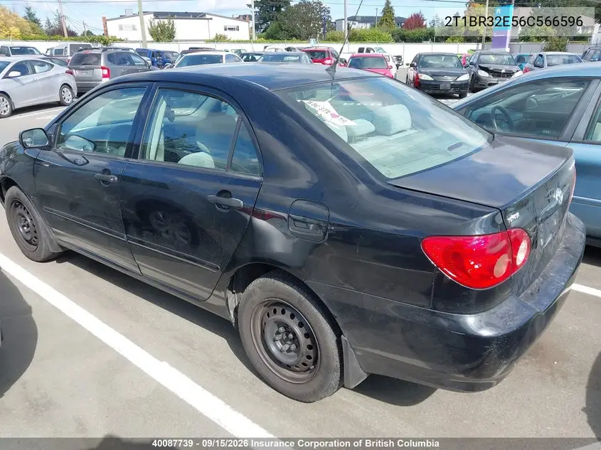 2006 TOYOTA COROLLA VIN 2T1BR32E56C566596 — фото 3
