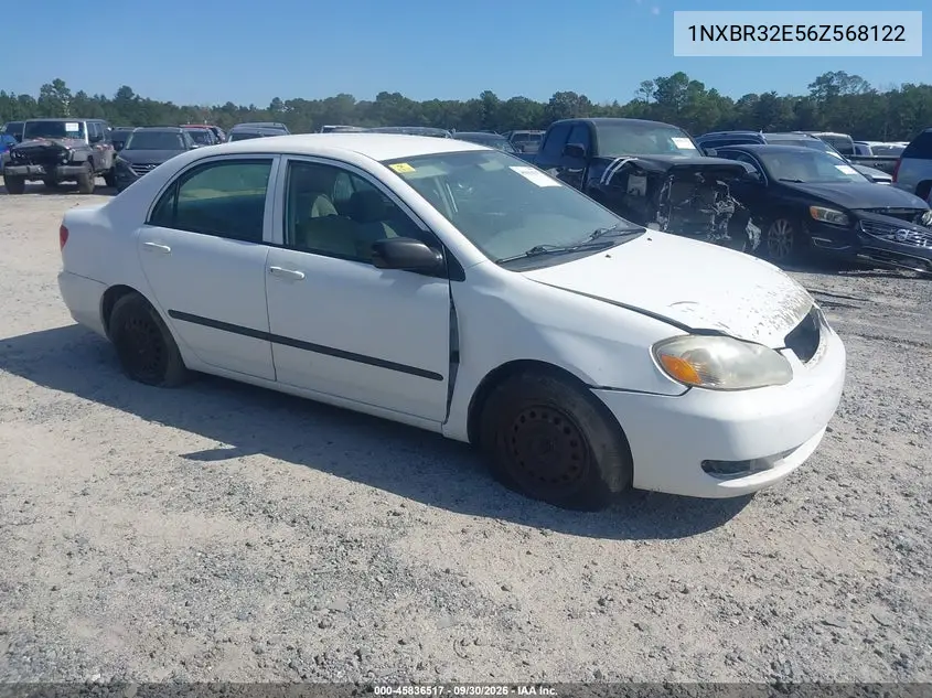 TOYOTA COROLLA 2006, VIN 1NXBR32E56Z568122