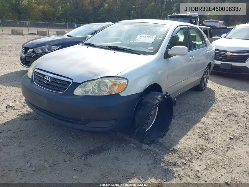 2006 TOYOTA COROLLA VIN JTDBR32E460098337 — фото 2