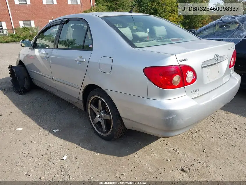 2006 TOYOTA COROLLA VIN JTDBR32E460098337 — фото 3