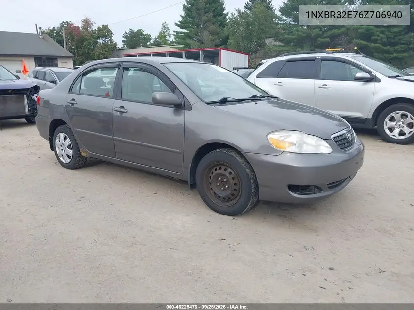 TOYOTA COROLLA 2006, VIN 1NXBR32E76Z706940