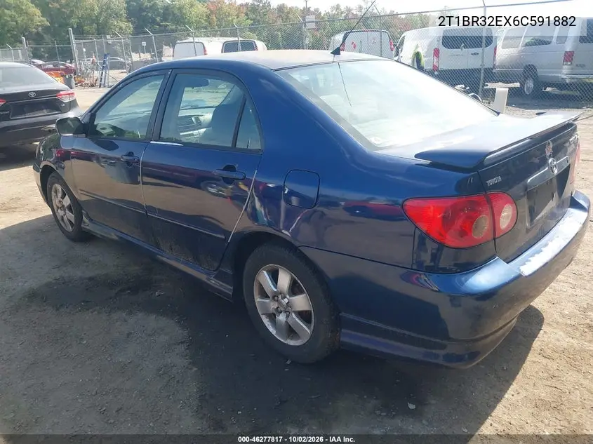 2006 TOYOTA COROLLA VIN 2T1BR32EX6C591882 — фото 3