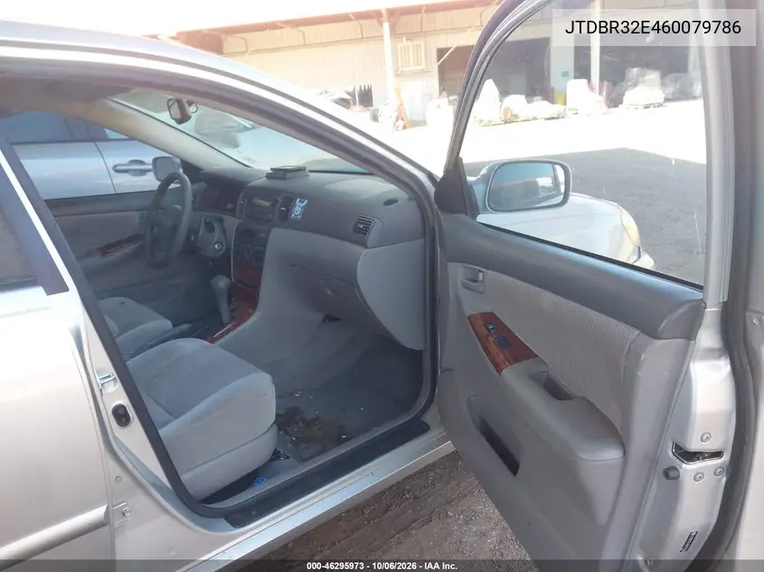 2006 TOYOTA COROLLA VIN JTDBR32E460079786 — фото 5