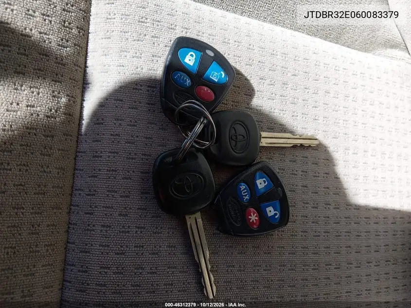 2006 TOYOTA COROLLA VIN JTDBR32E060083379 — фото 11