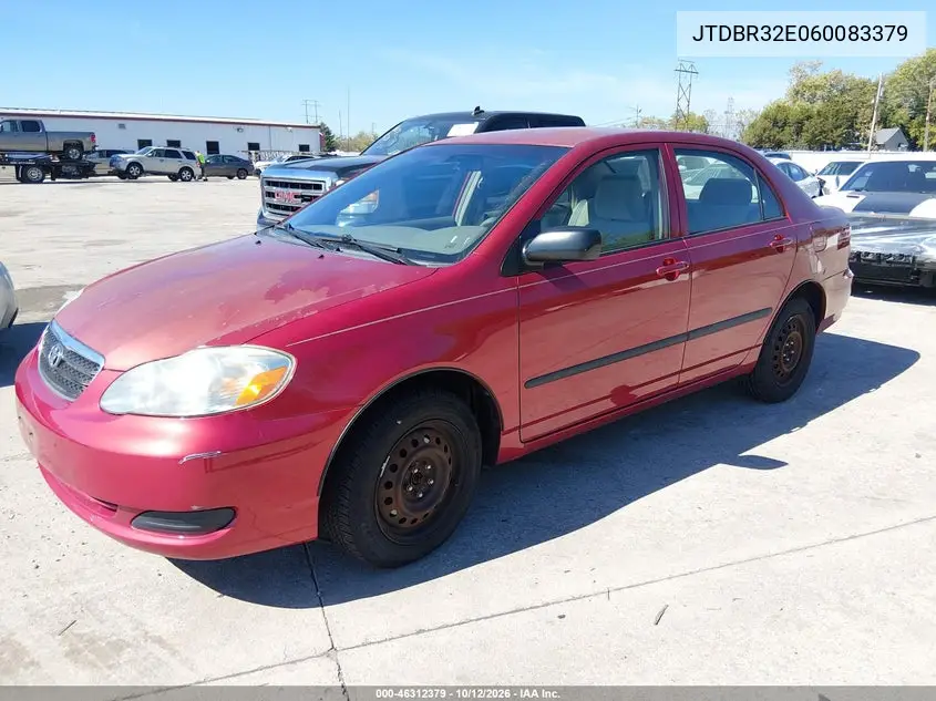 2006 TOYOTA COROLLA VIN JTDBR32E060083379 — фото 2
