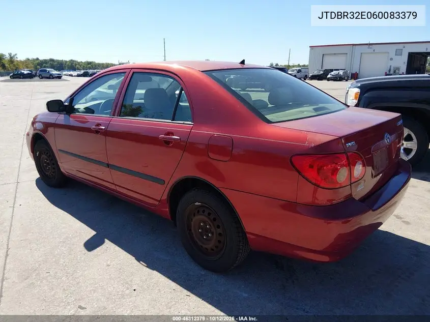 2006 TOYOTA COROLLA VIN JTDBR32E060083379 — фото 3