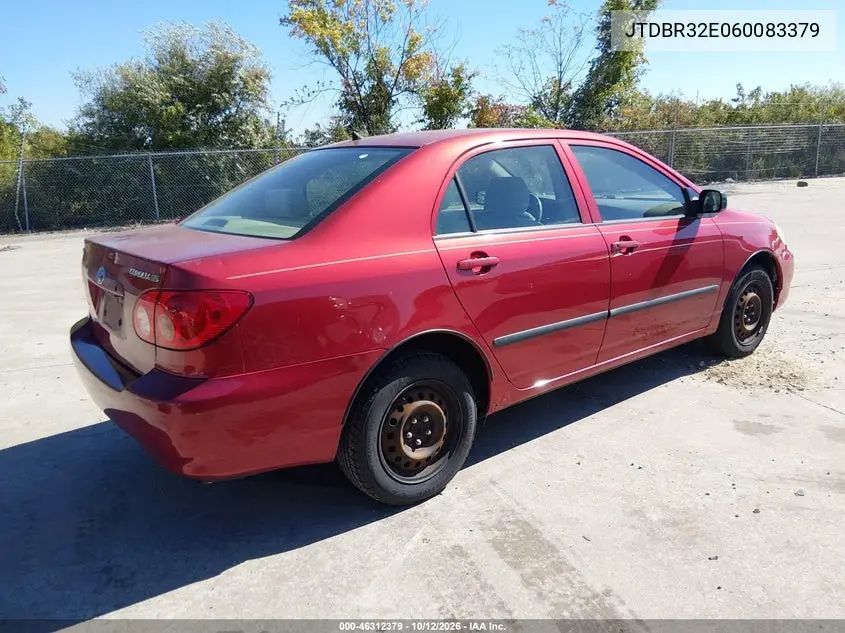 2006 TOYOTA COROLLA VIN JTDBR32E060083379 — фото 4