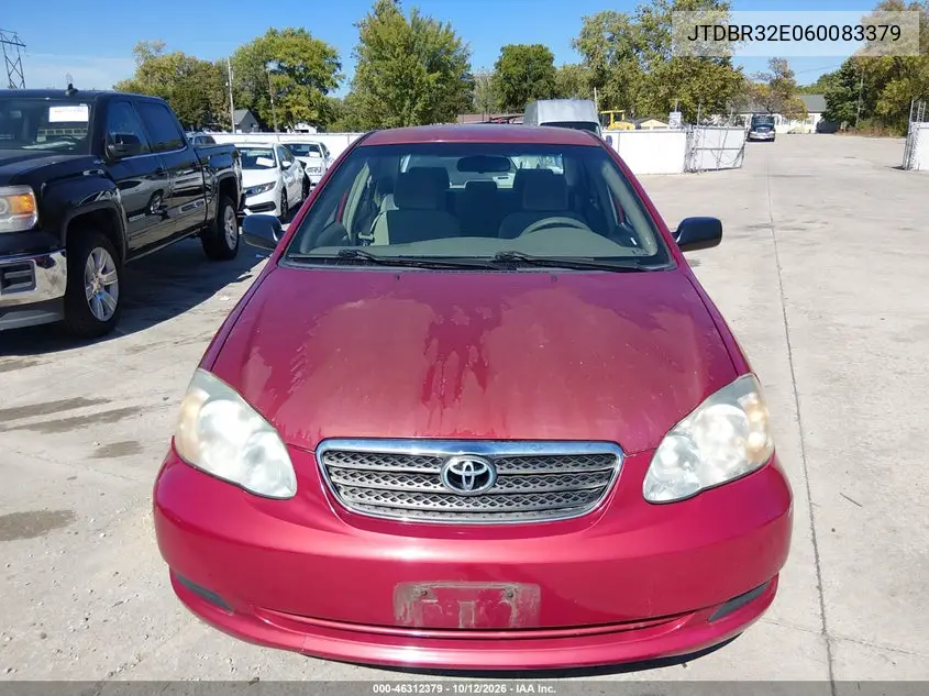 2006 TOYOTA COROLLA VIN JTDBR32E060083379 — фото 6