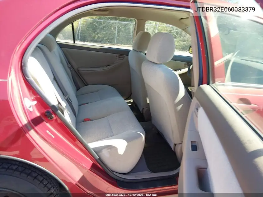 2006 TOYOTA COROLLA VIN JTDBR32E060083379 — фото 8