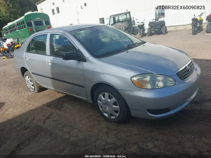 TOYOTA COROLLA 2006, VIN JTDBR32EX60090825