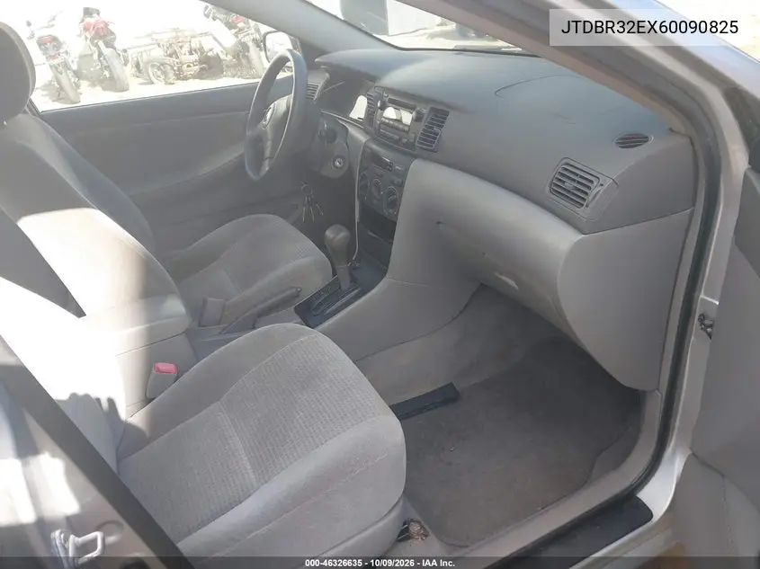 2006 TOYOTA COROLLA VIN JTDBR32EX60090825 — фото 5