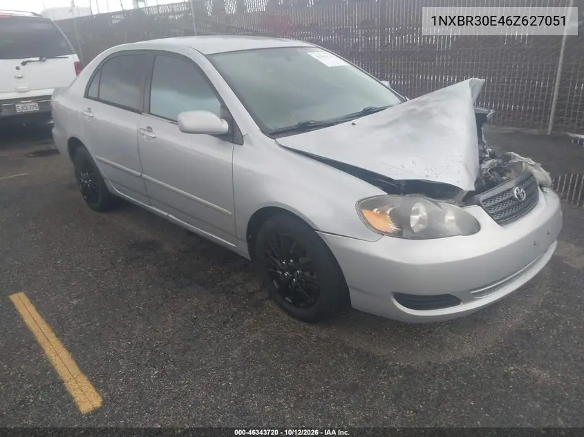 TOYOTA COROLLA 2006, VIN 1NXBR30E46Z627051