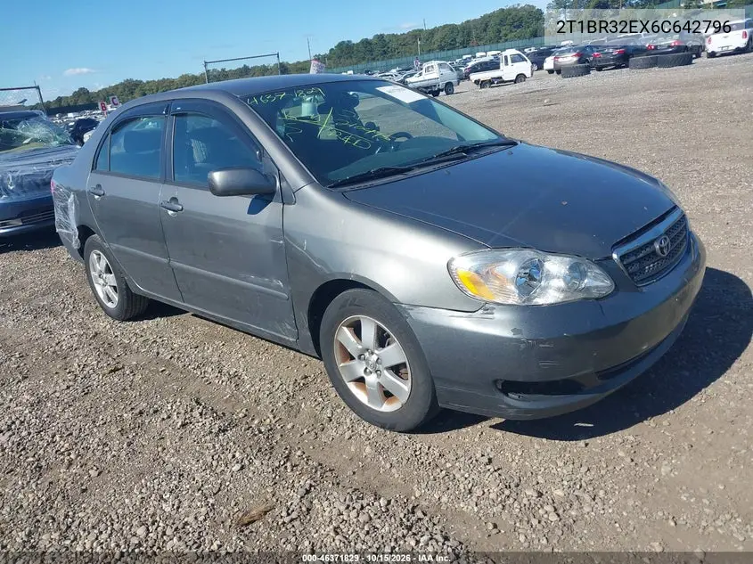 TOYOTA COROLLA 2006, VIN 2T1BR32EX6C642796