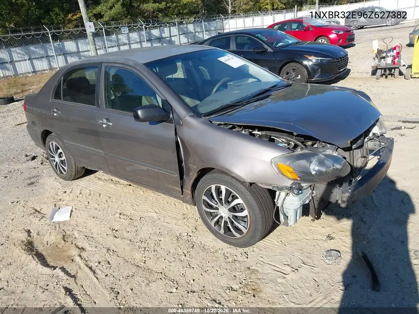 TOYOTA COROLLA 2006, VIN 1NXBR32E96Z627382