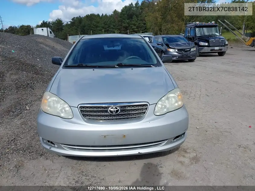 2007 TOYOTA COROLLA VIN 2T1BR32EX7C838142 — фото 12