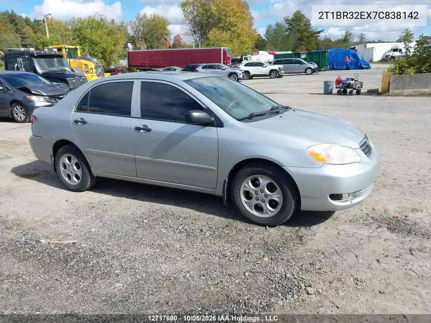 2007 TOYOTA COROLLA VIN 2T1BR32EX7C838142 — фото 13