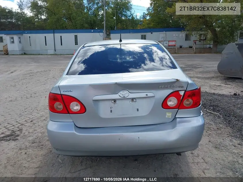 2007 TOYOTA COROLLA VIN 2T1BR32EX7C838142 — фото 16