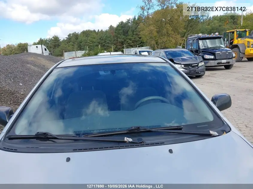 2007 TOYOTA COROLLA VIN 2T1BR32EX7C838142 — фото 17