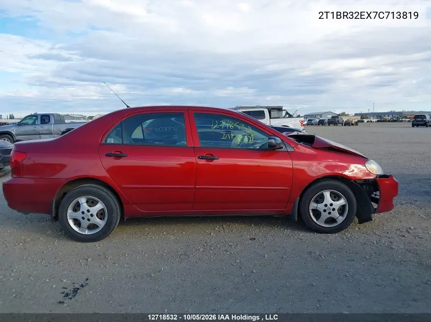 2007 TOYOTA COROLLA VIN 2T1BR32EX7C713819 — фото 14