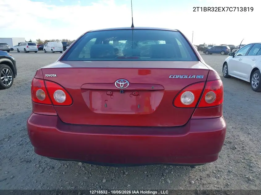 2007 TOYOTA COROLLA VIN 2T1BR32EX7C713819 — фото 17