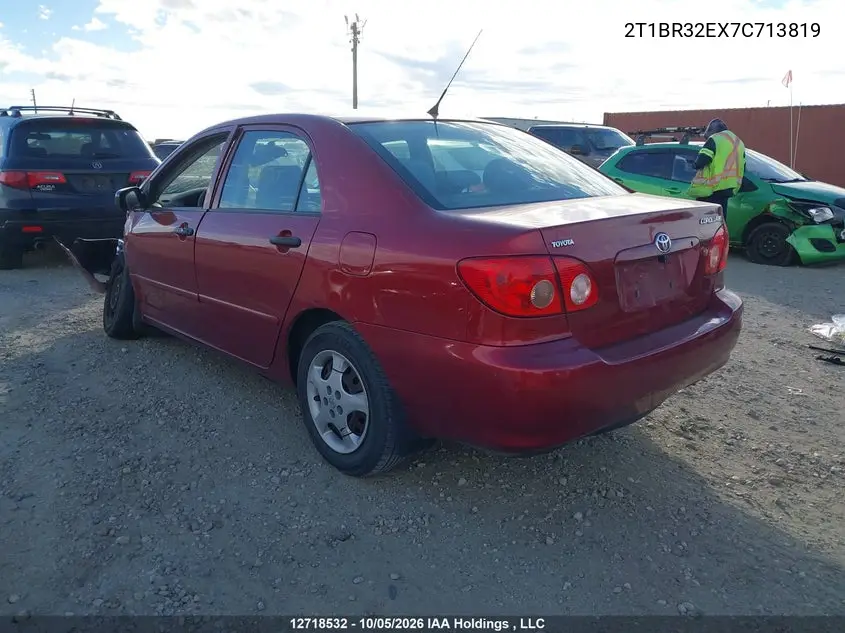 2007 TOYOTA COROLLA VIN 2T1BR32EX7C713819 — фото 3
