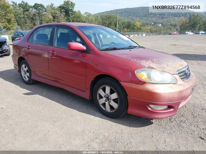 TOYOTA COROLLA 2007, VIN 1NXBR32E77Z894568