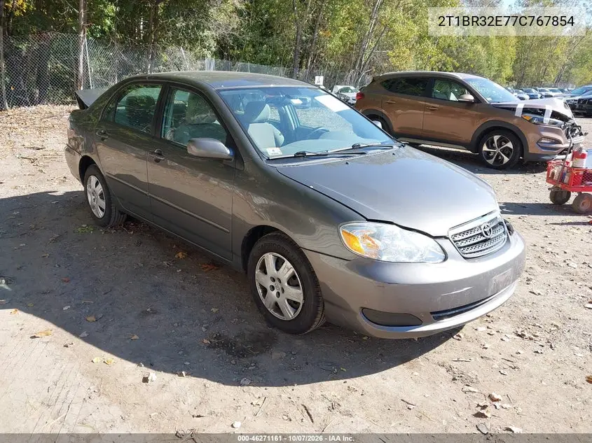 TOYOTA COROLLA 2007, VIN 2T1BR32E77C767854