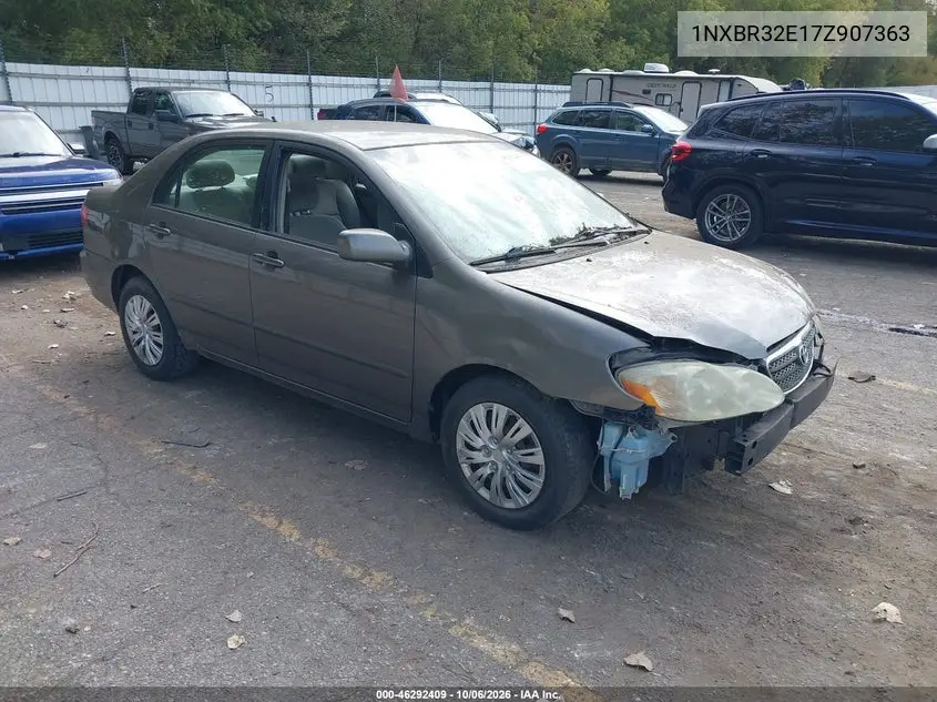 TOYOTA COROLLA 2007, VIN 1NXBR32E17Z907363