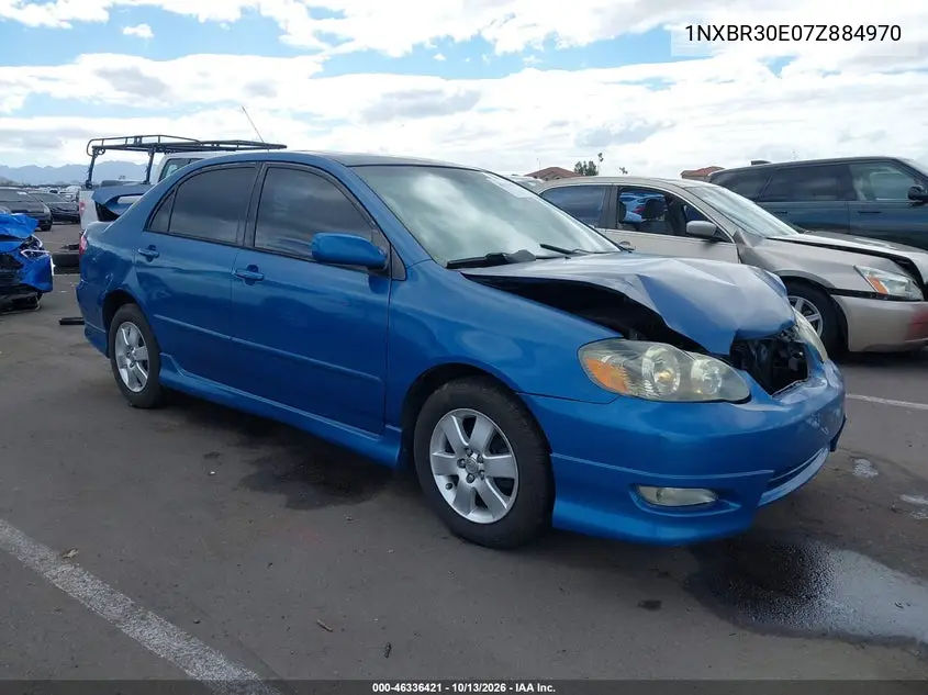 TOYOTA COROLLA 2007, VIN 1NXBR30E07Z884970