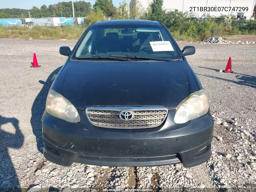 2007 TOYOTA COROLLA VIN 2T1BR30E07C747299 — фото 6