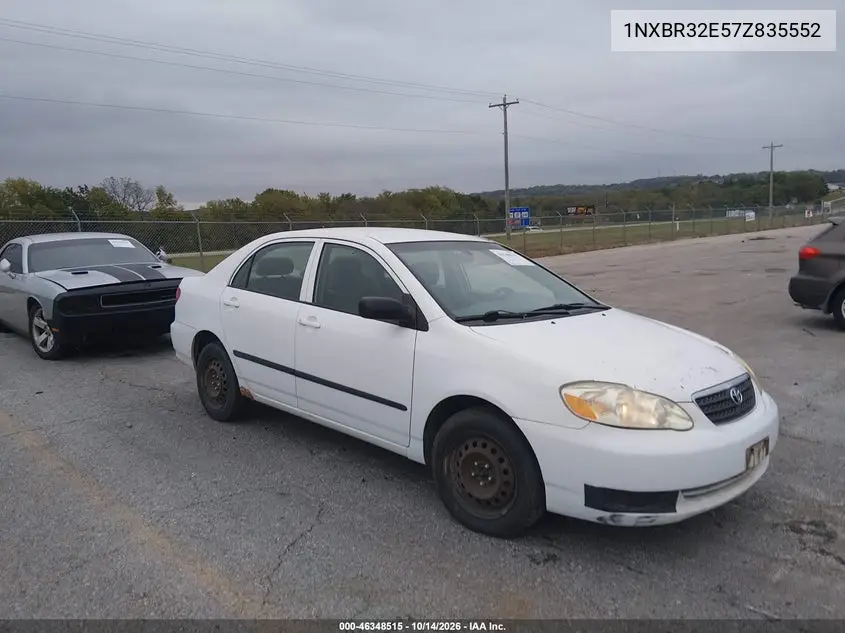 TOYOTA COROLLA 2007, VIN 1NXBR32E57Z835552