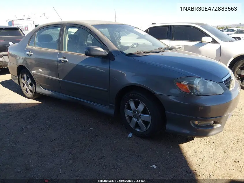 TOYOTA COROLLA 2007, VIN 1NXBR30E47Z883563