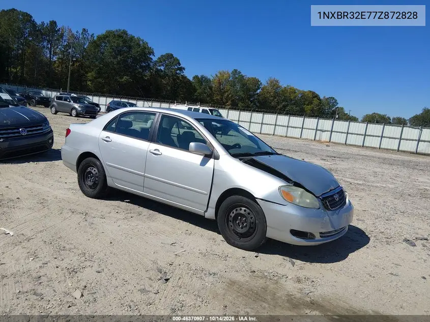 TOYOTA COROLLA 2007, VIN 1NXBR32E77Z872828