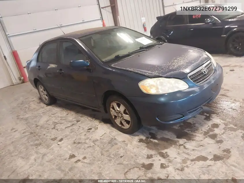 TOYOTA COROLLA 2007, VIN 1NXBR32E67Z791299