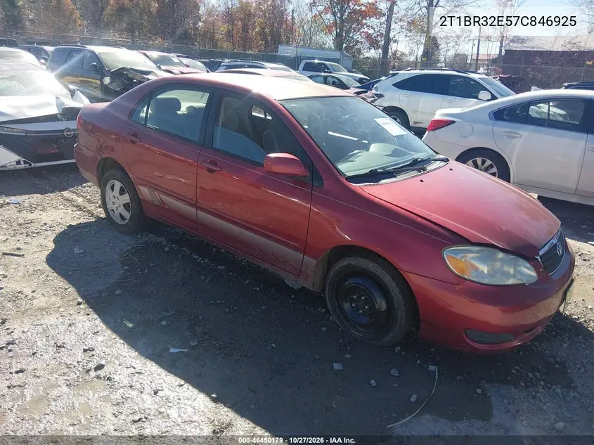 TOYOTA COROLLA 2007, VIN 2T1BR32E57C846925