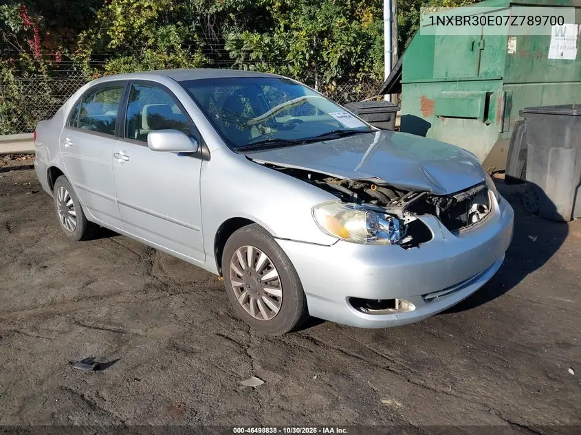TOYOTA COROLLA 2007, VIN 1NXBR30E07Z789700
