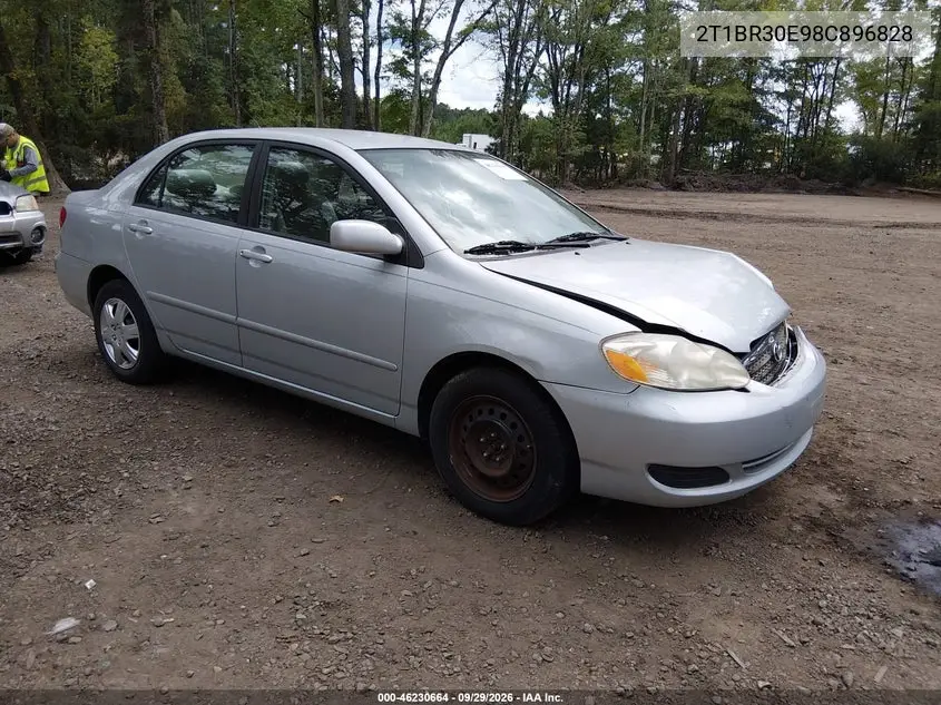 TOYOTA COROLLA 2008, VIN 2T1BR30E98C896828