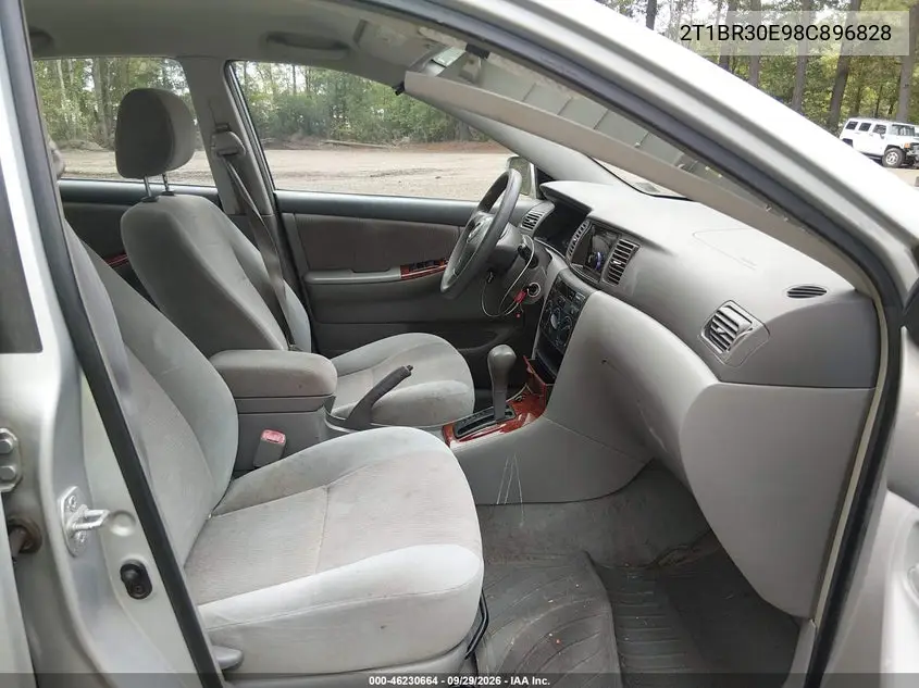 2008 TOYOTA COROLLA VIN 2T1BR30E98C896828 — фото 5