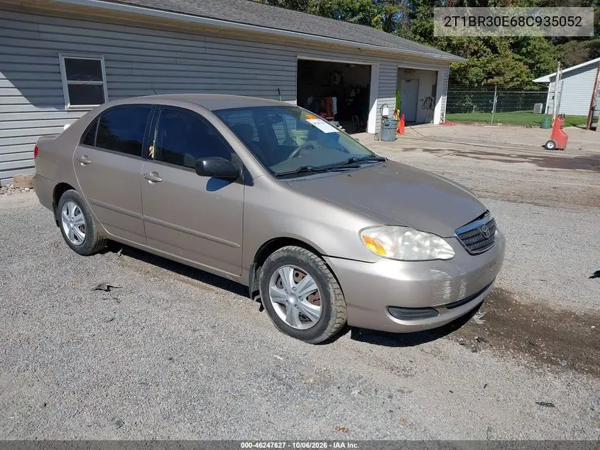 TOYOTA COROLLA 2008, VIN 2T1BR30E68C935052