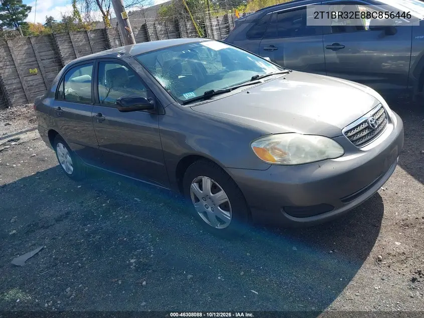 TOYOTA COROLLA 2008, VIN 2T1BR32E88C856446