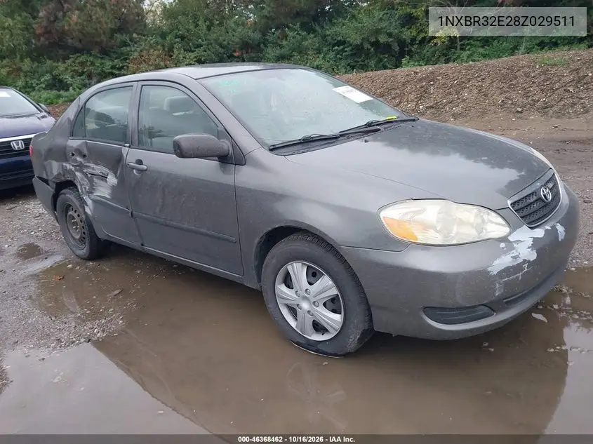 TOYOTA COROLLA 2008, VIN 1NXBR32E28Z029511