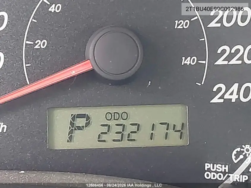 2009 TOYOTA COROLLA VIN 2T1BU40E99C092986 — фото 15