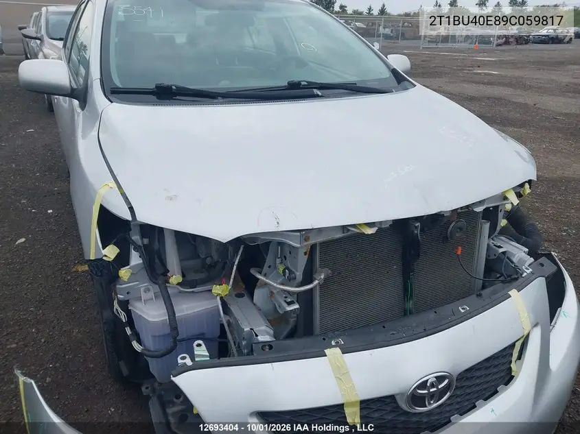 2009 TOYOTA COROLLA VIN 2T1BU40E89C059817 — фото 18