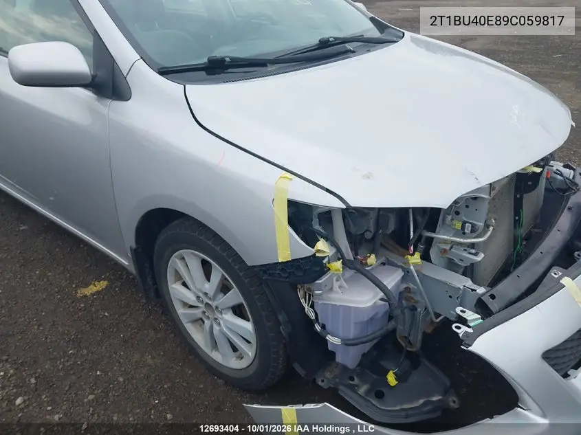 2009 TOYOTA COROLLA VIN 2T1BU40E89C059817 — фото 19