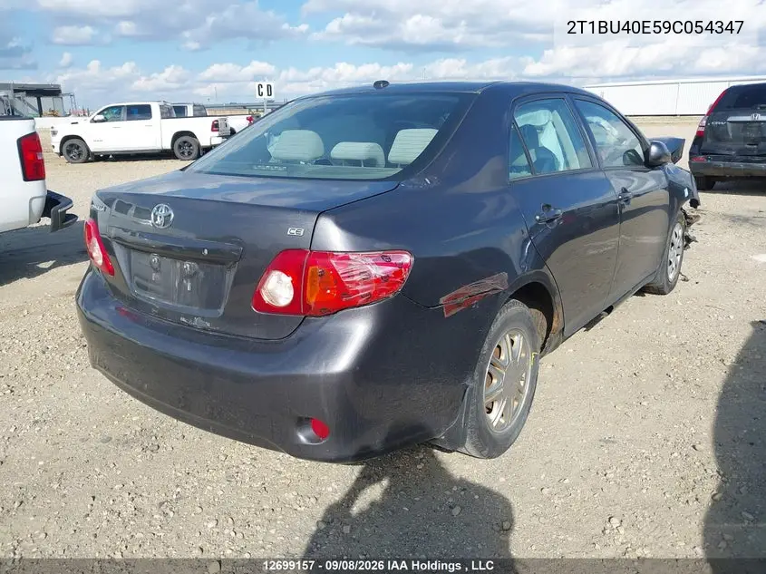 2009 TOYOTA COROLLA VIN 2T1BU40E59C054347 — фото 4
