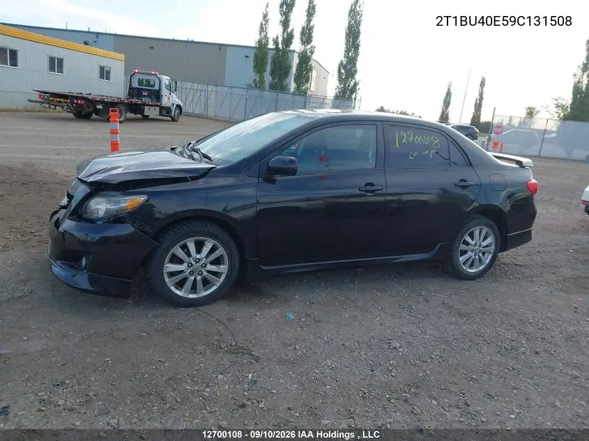 2009 TOYOTA COROLLA VIN 2T1BU40E59C131508 — фото 14