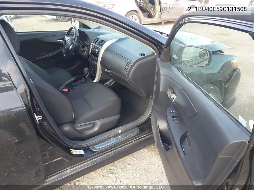 2009 TOYOTA COROLLA VIN 2T1BU40E59C131508 — фото 5